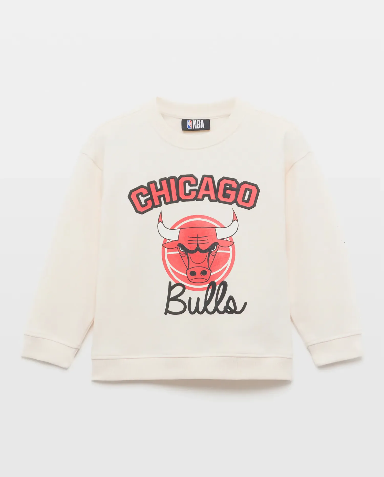 Толстовка на молнии с лицензией НБА CHICAGO BULLS для детей Kids El Corte Inglés, белый — фото 4