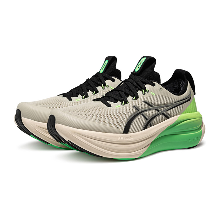 GEL NIMBUS 28 дышащие и упругие кроссовки low top для мужчин ASICS, серый — фото 4
