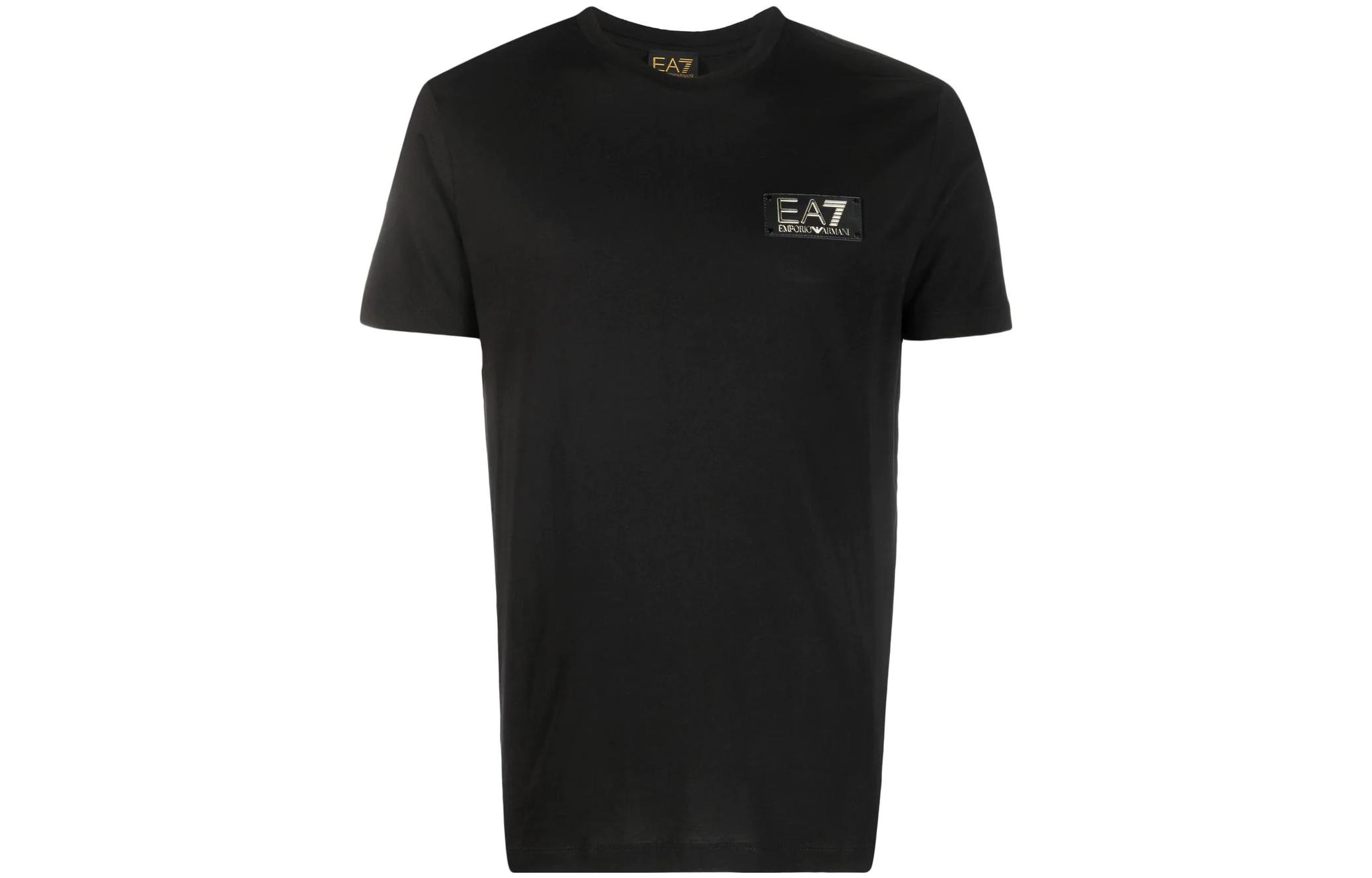 

EMPORIO ARMANI Футболка EA7 мужская черная, Черный, EMPORIO ARMANI Футболка EA7 мужская черная