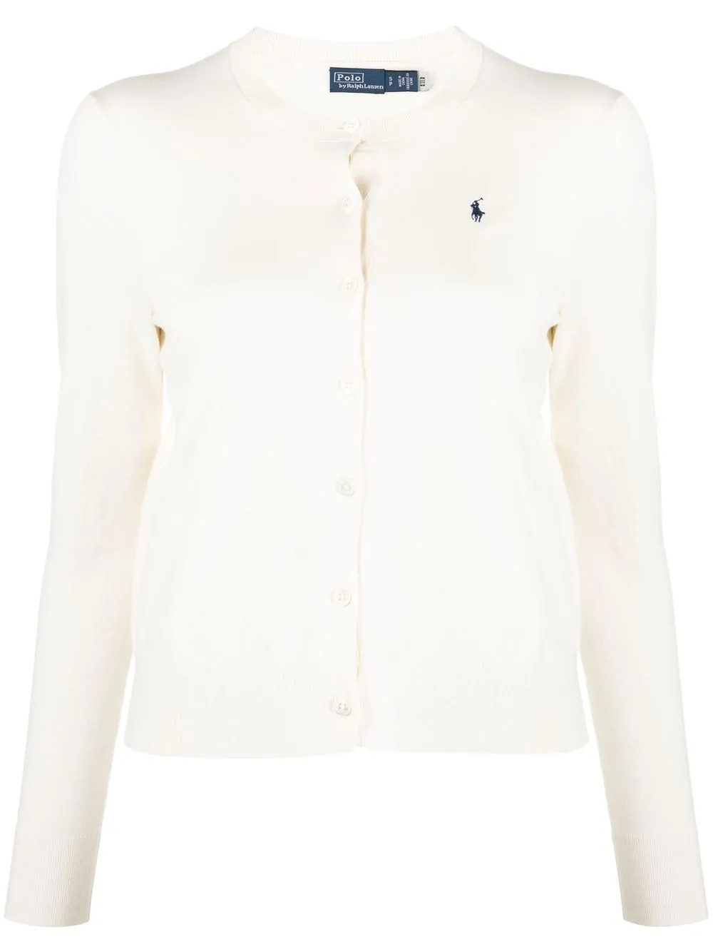 

Кардиган с вышитым логотипом POLO RALPH LAUREN, нейтральный