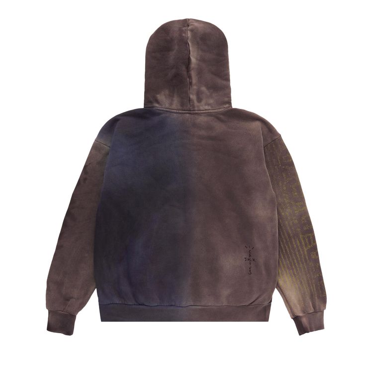 Худи Nike FC Barcelona x Cactus Jack Split-Dye Crest Hoodie 'Brown', коричневый — фото 2