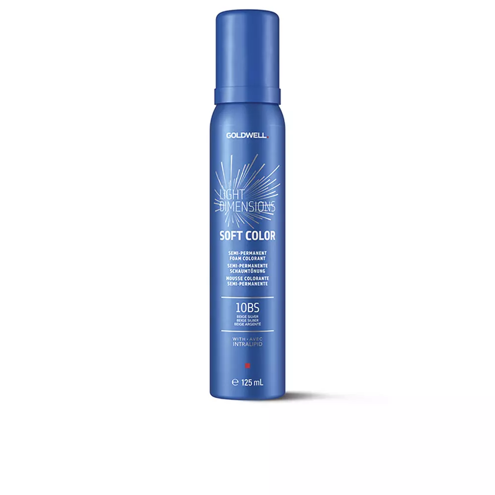 

Краска для волос Lightdimensions soft color semi-permanent foam colorant Goldwell, цвет 10-beige silver, 125 мл.