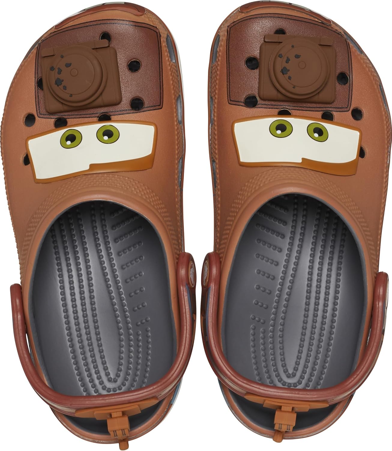 Детские кроксы Crocs Disney Cars Mater Classic, серый — фото 2