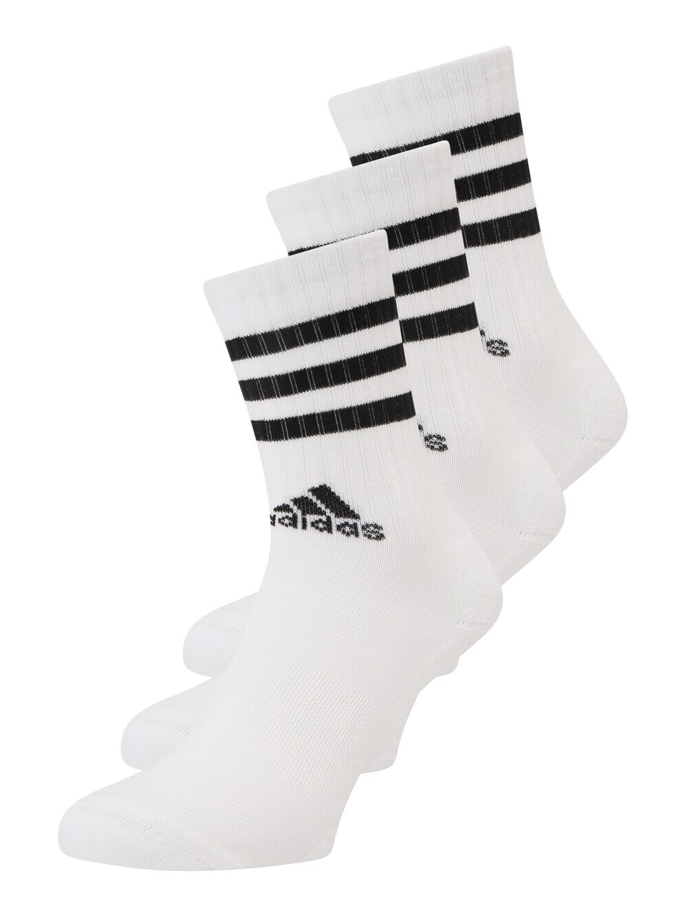 

Спортивные носки ADIDAS SPORTSWEAR 3-Stripes Cushioned Crew, белый