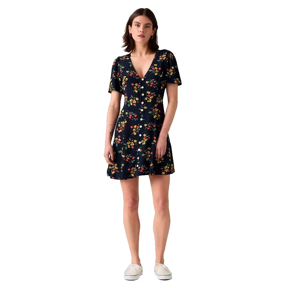 

Платье Levi's Gianni short sleeve short, синий