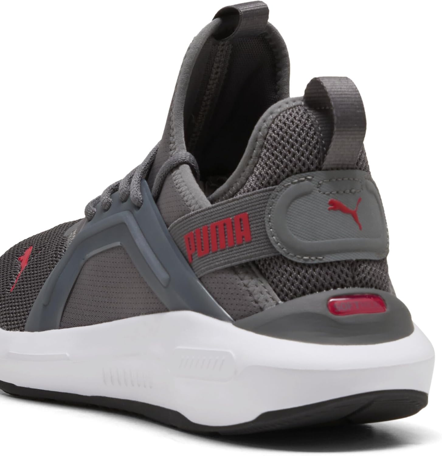 Мужские кроссовки для бега по шоссе PUMA, белый/красный/серый — фото 2