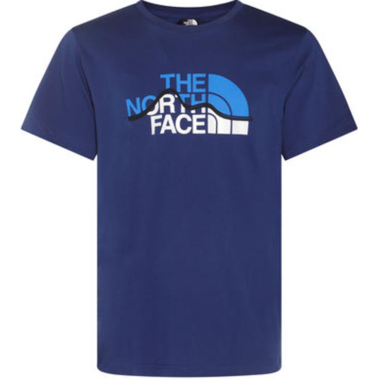 

Футболка Mountain Line THE NORTH FACE, светло-голубой, Синий, Футболка Mountain Line THE NORTH FACE, светло-голубой