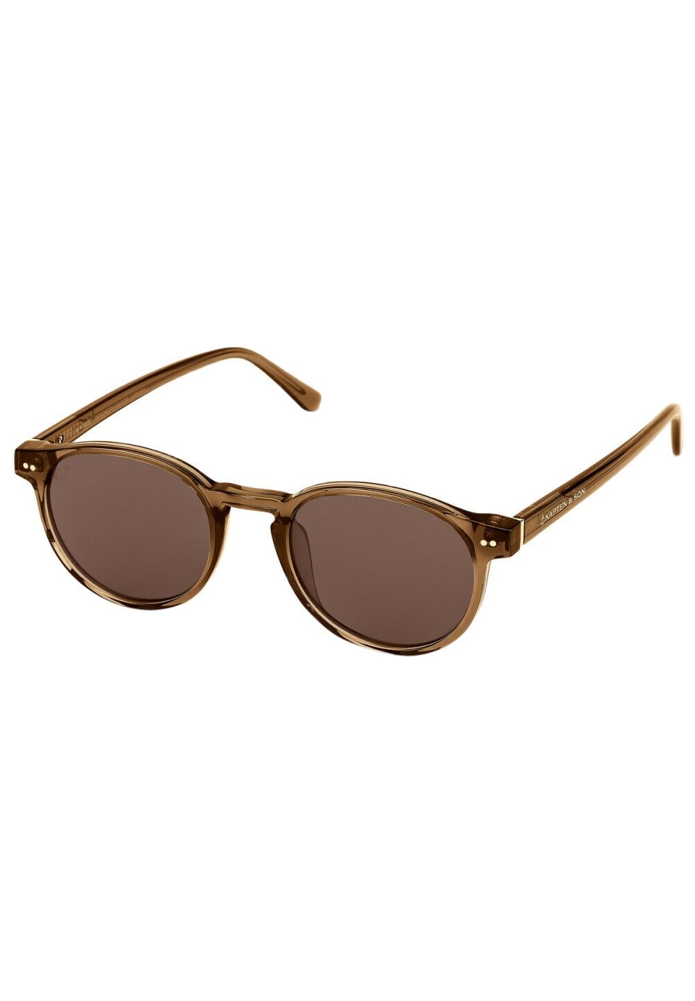 

Солнцезащитные очки MARAIS UNISEX Kapten & Son, цвет transparent caramel brown