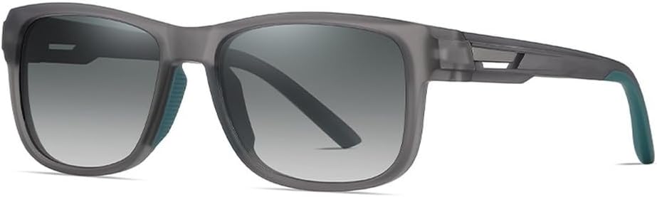 

Солнцезащитные очки в квадратной оправе с защитой от УФ-излучения UV400, черные и зеленые, поляризованные, для мужчин, аксессуары для активного отдыха WNCKSQ, Grey With Green