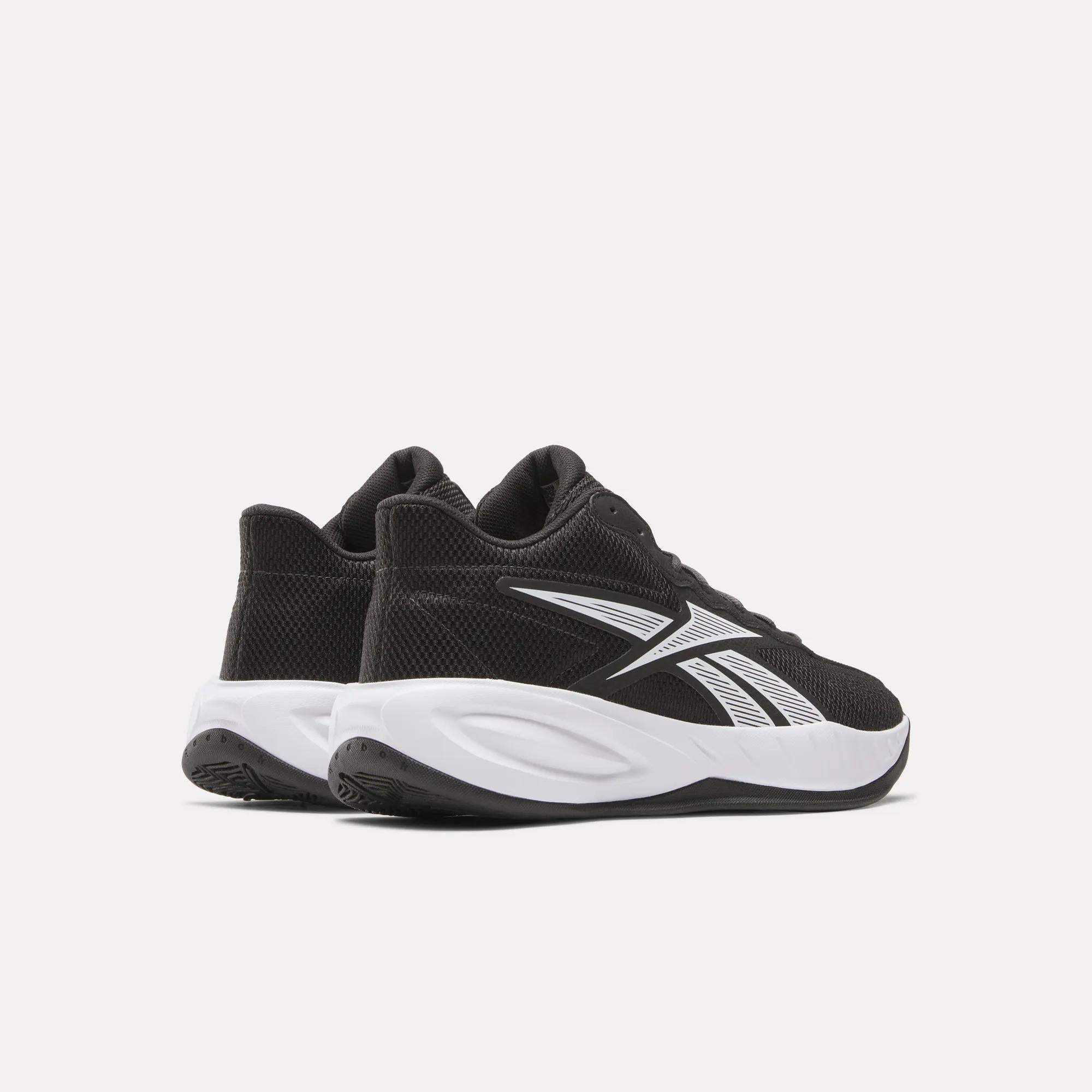 Reebok Press Retro Баскетбольные унисекс кроссовки, белый/черный/серый — фото 3