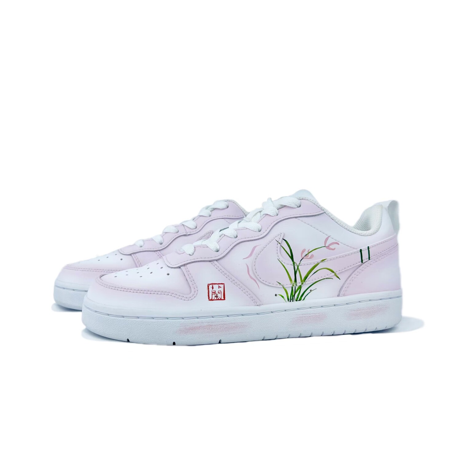 

Кроссовки Nike Court Borough 2 Skateboarding Shoes Women's Low-top Cyan, розовый