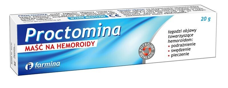 

Подготовка к геморрою Proctomina Maść, 20 g