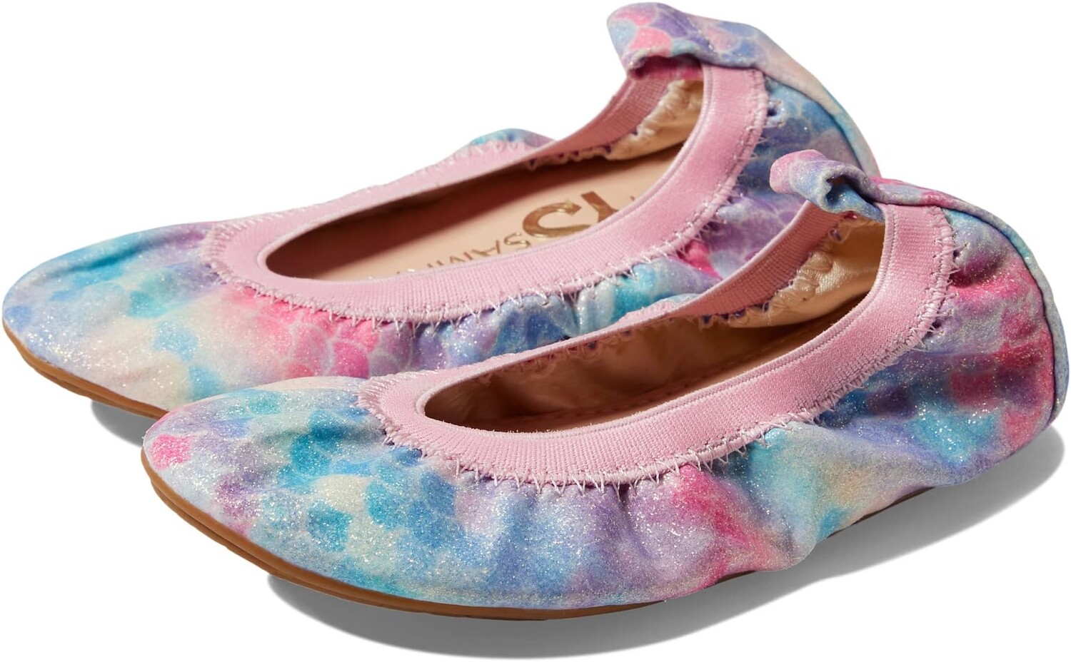 

Балетки Miss Samara Glitter Ballet Flat Yosi Samra, цвет Multi Mermaid Scale