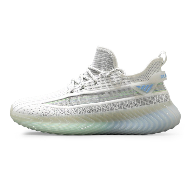 

SENJIALUO Мужские белые легкие низкие кеды с амортизацией, отскоком и устойчивостью к истиранию, цвет White