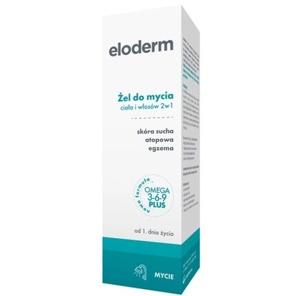 

Гель для мытья тела и волос 2 в 1 200 мл Eloderm