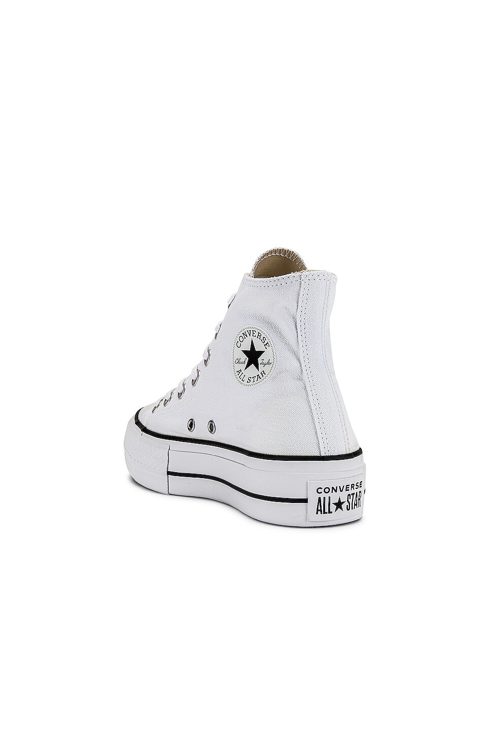 Кроссовки Converse Chuck Taylor All Star Lift Hi, цвет White & Black — фото 3