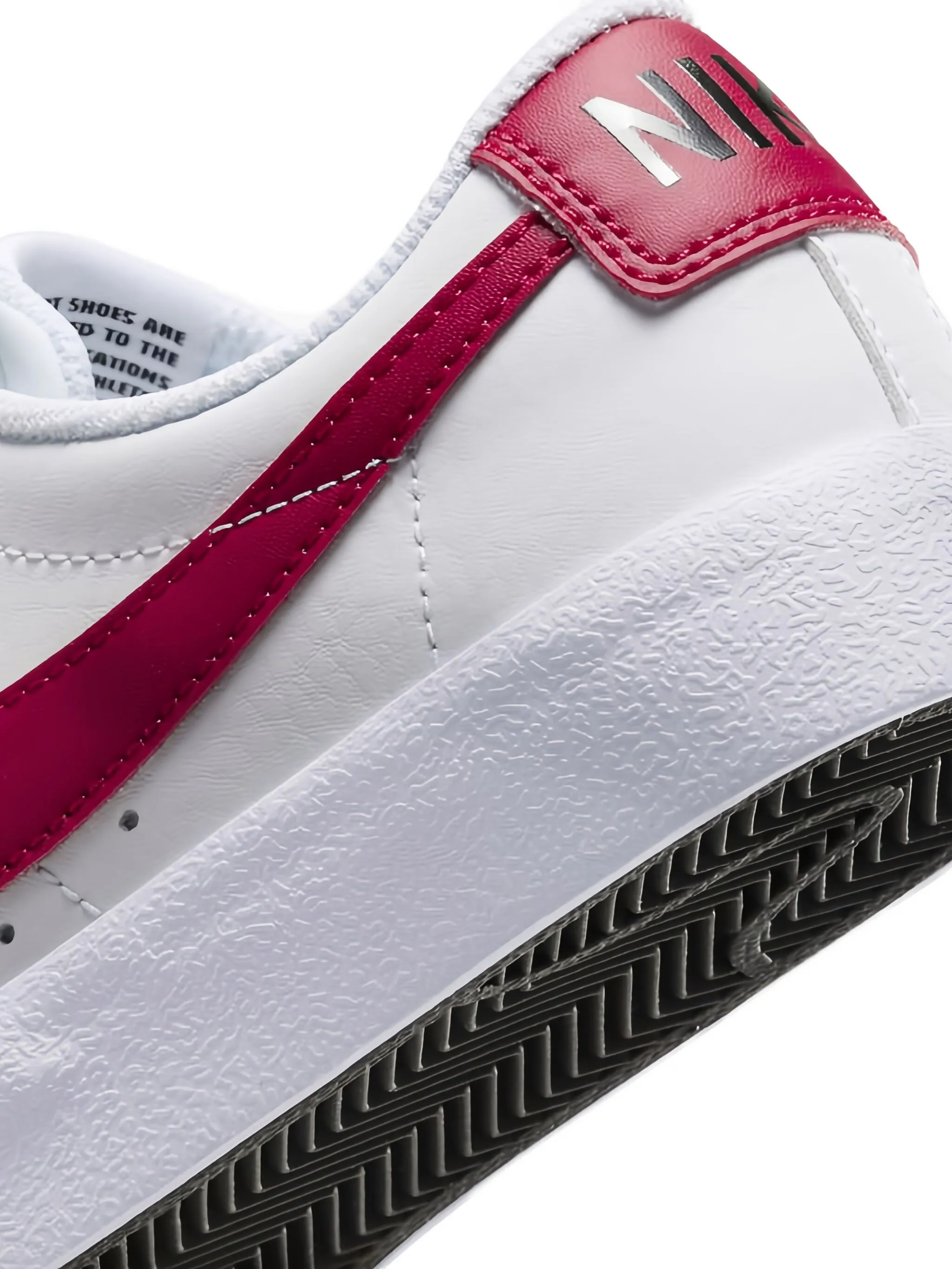 Кроссовки Blazer Low 77 White/Black/Gym Nike Kids, белый — фото 2
