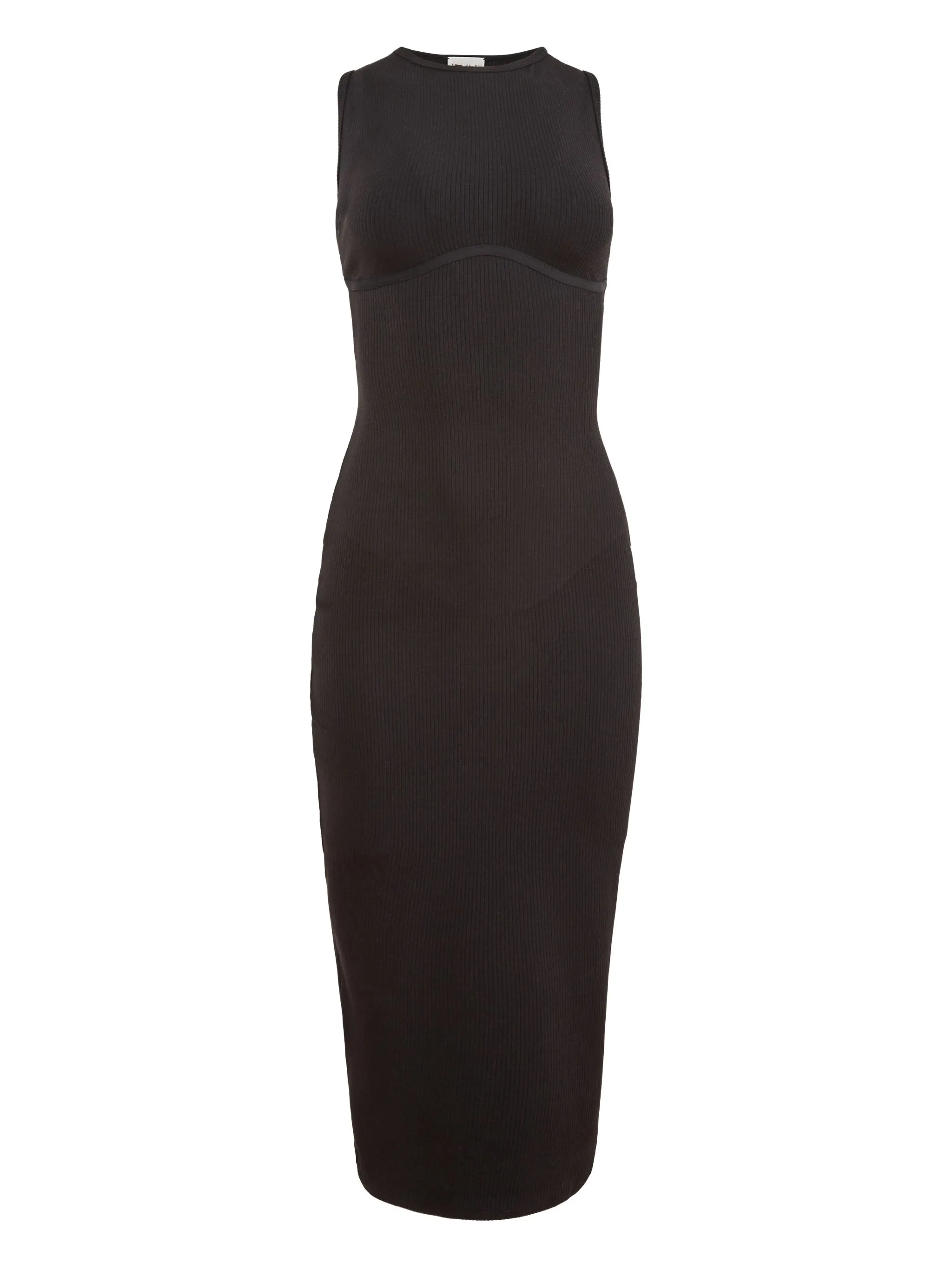 

Платье в рубчик Fleur Du Mal, коричневый