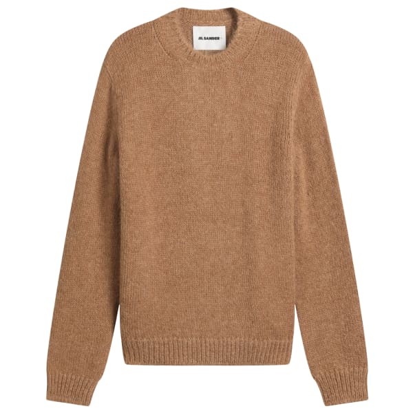 

Вязаный свитер из альпаки Jil Sander, цвет medium beige
