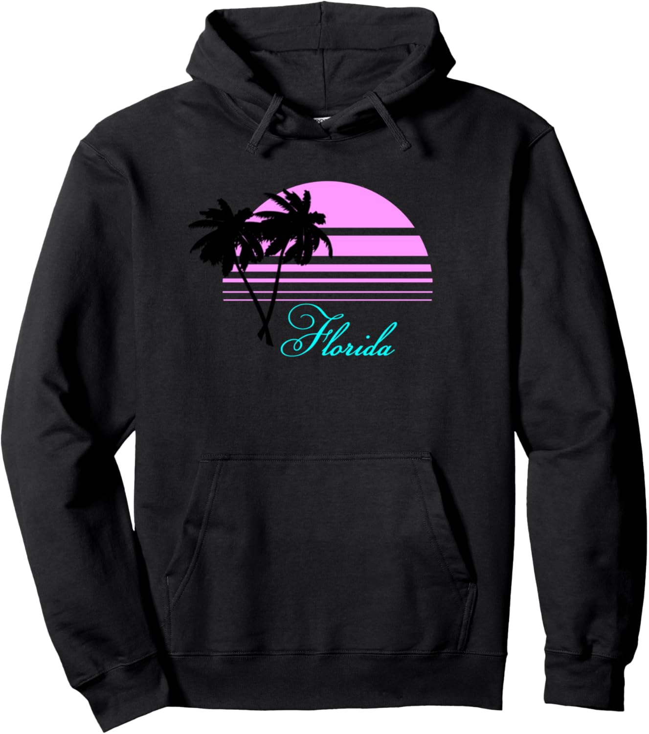 

Худи 2-Black-Palms-Florida Retro-Vintage-Modern-Classics, черный