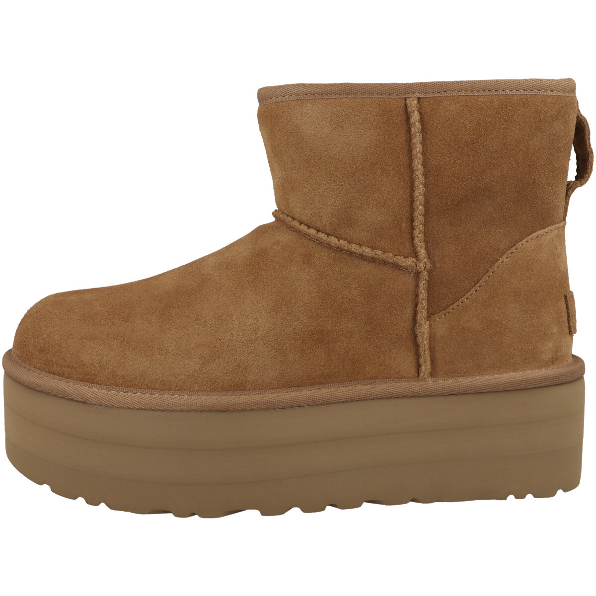 Ботинки UGG Classic Mini на платформе, коричневый