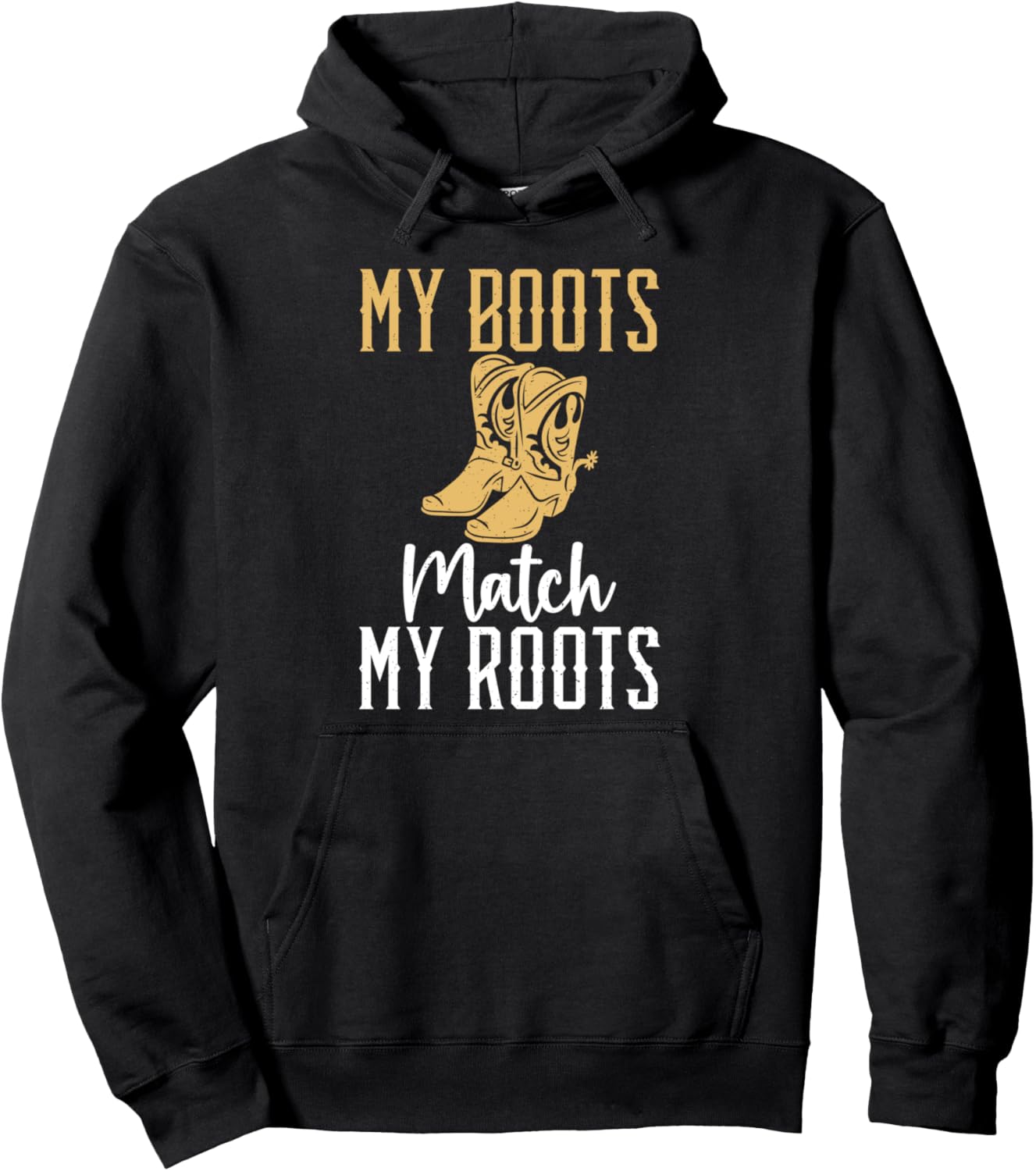 

Толстовка My Boots Match My Roots Country Music Country Music Gifts, черный