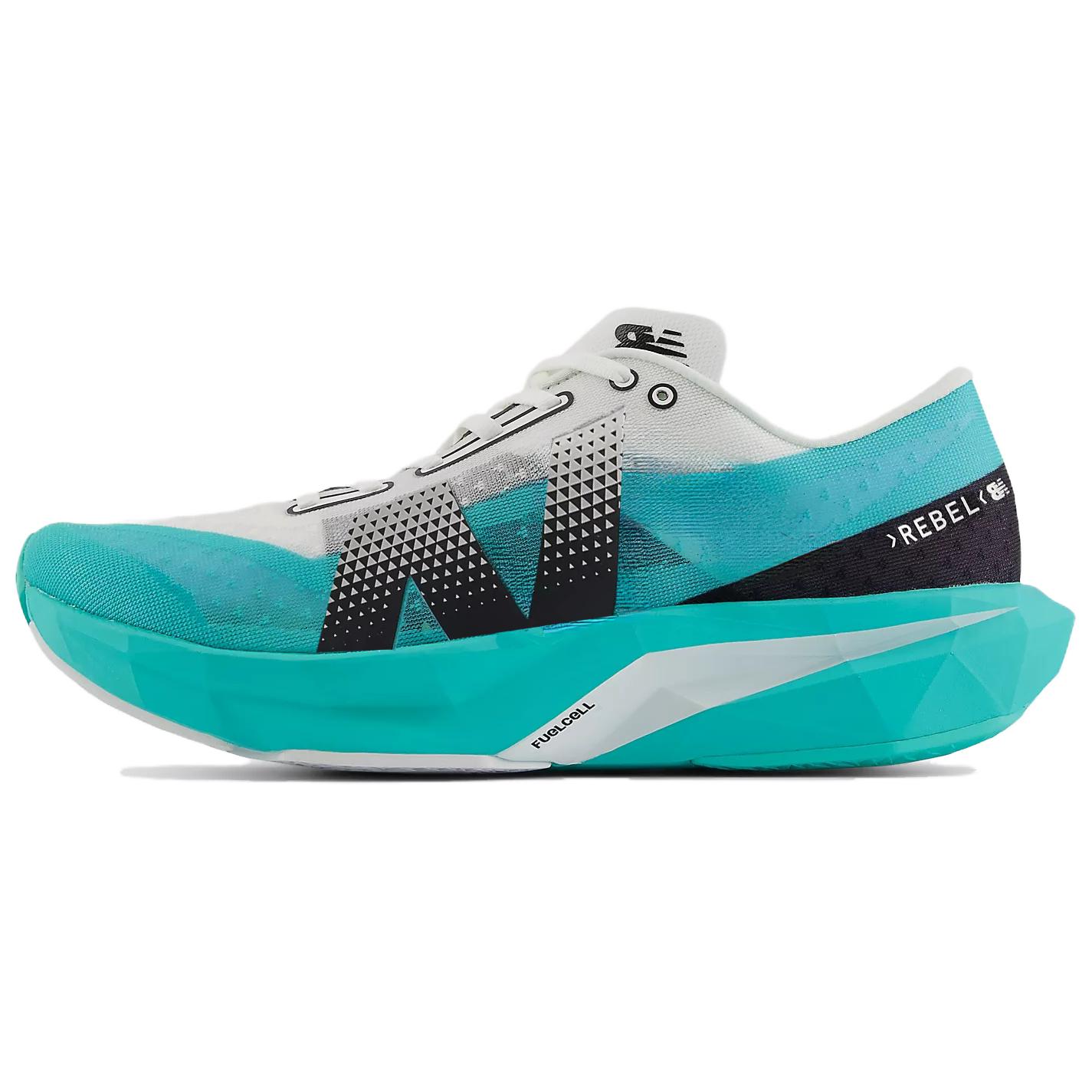 

Кроссовки FuelCell Rebel V4 'Cyber Jade' New Balance, White And Black Cyber Jadeite