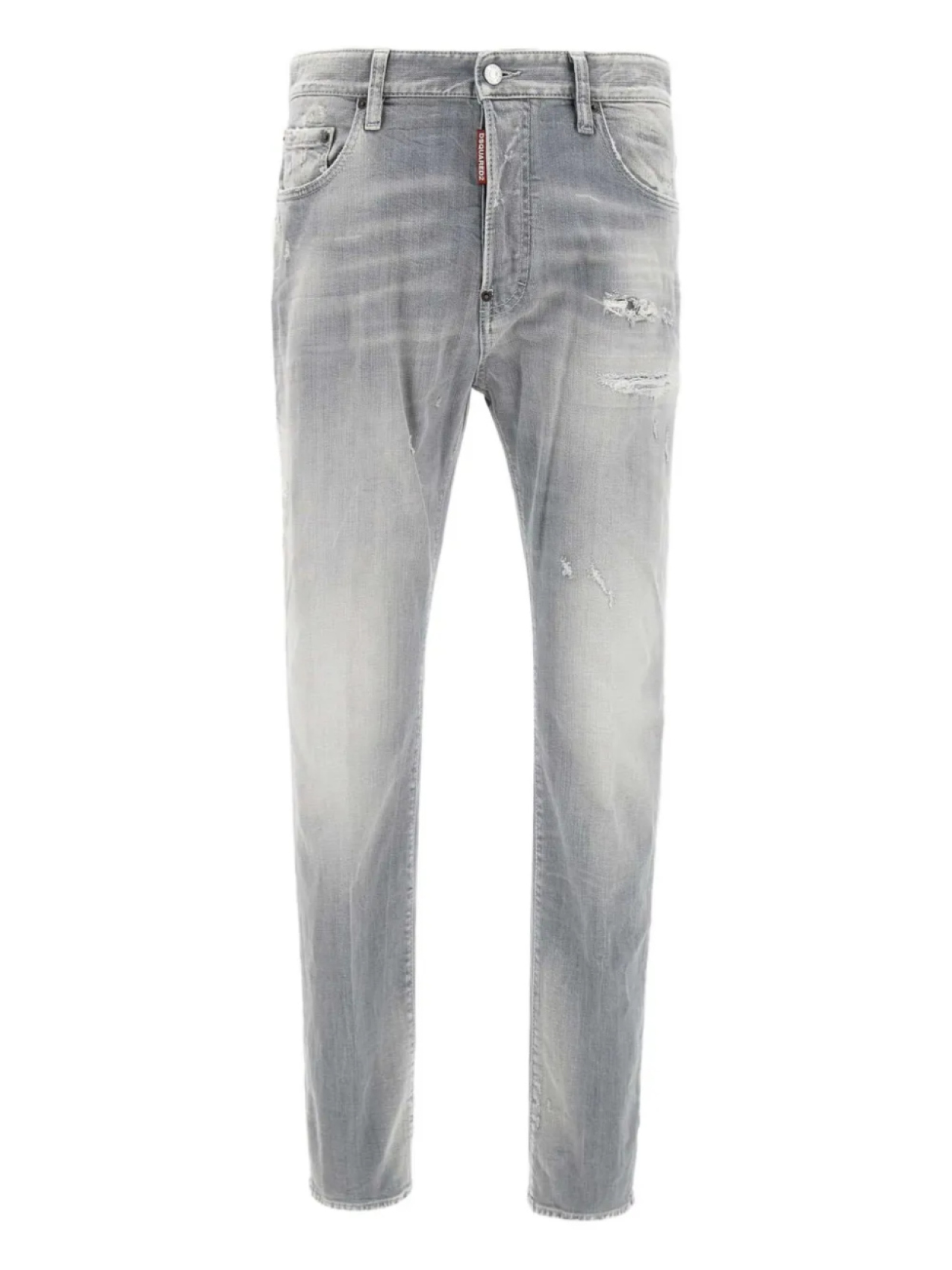 

Джинсы DSQUARED2 с потертостями, серый