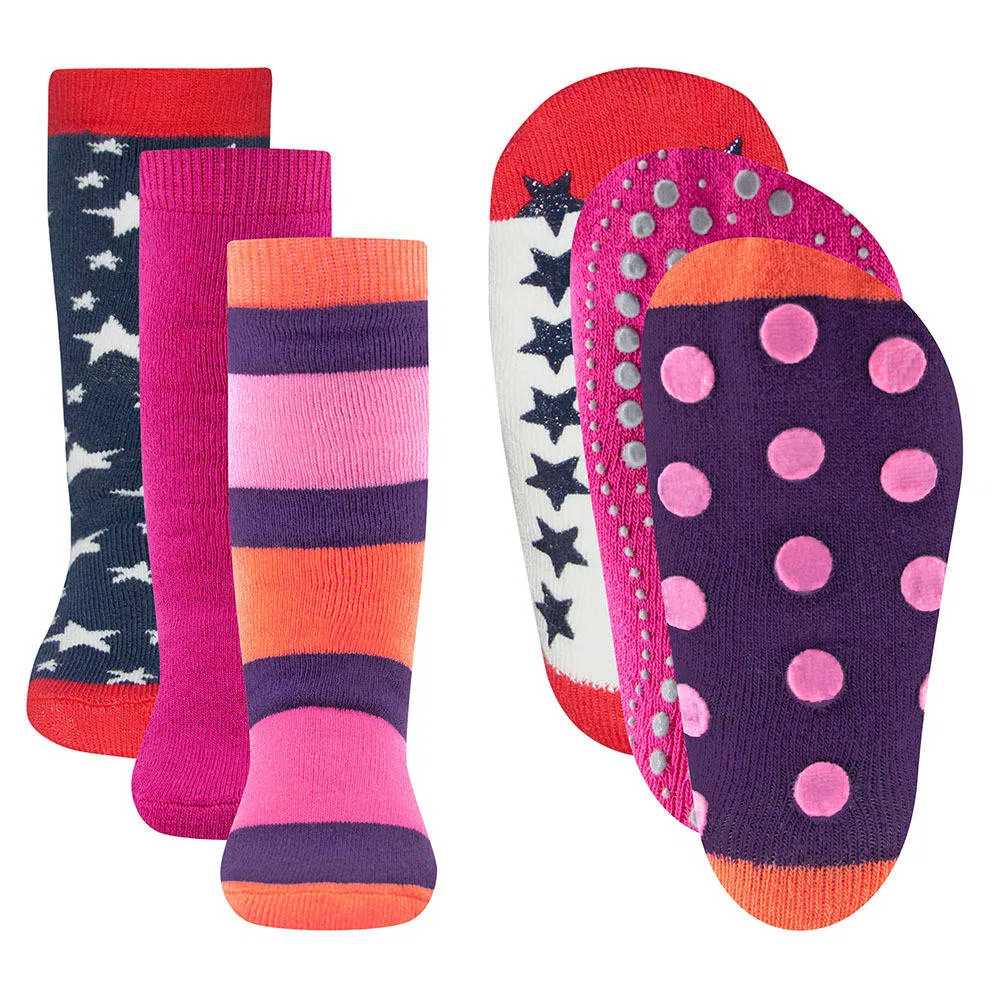 Носки детские антискользящие Ewers, 60-70-40 3er Pack