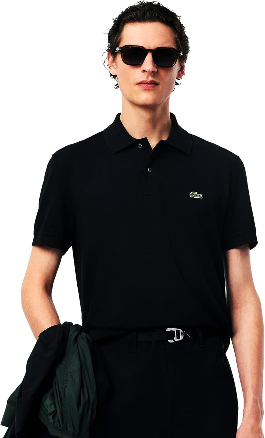 

Поло Lacoste, черный