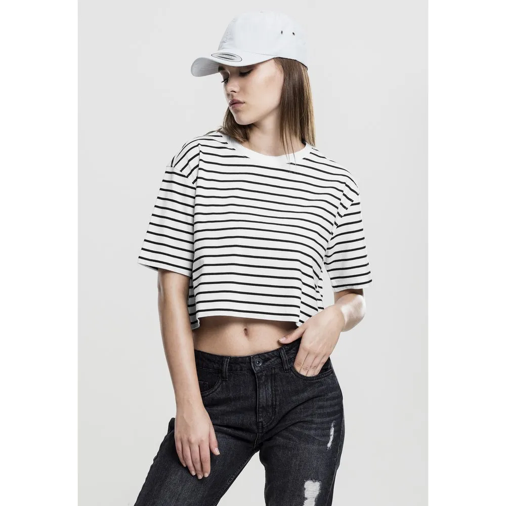 

Футболка Urban Classics S Striped Oversized, белый