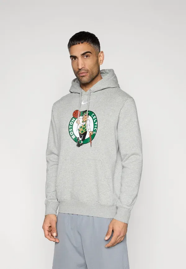 Футболка Nike Performance Boston Celtics Bos Club Logo Club Wear, темно-серый меланж