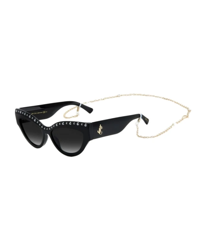 

Женские солнцезащитные очки из ацетата Jimmy Choo, черный