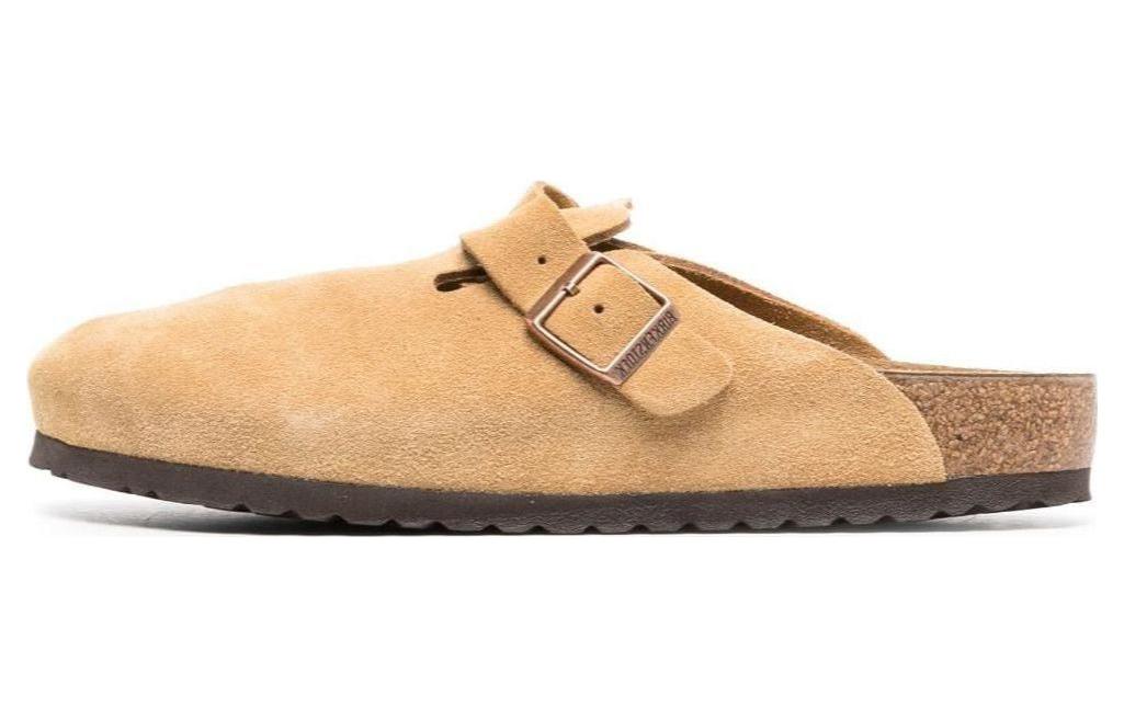

Birkenstock Сандалии Boston Suede Leather 'Latte Cream'