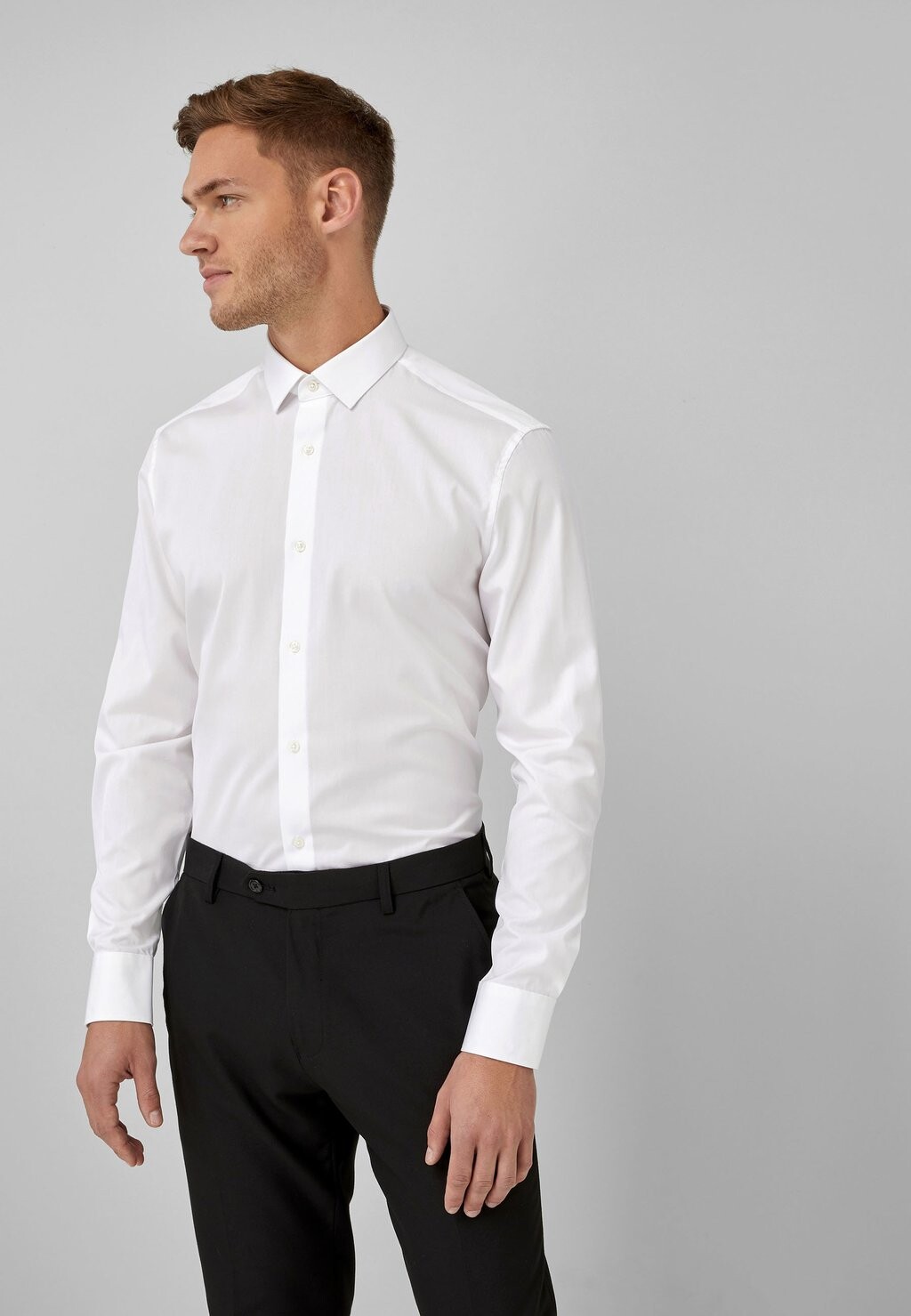 

Элегантная рубашка REGULAR FIT DOUBLE CUFF Next, белый