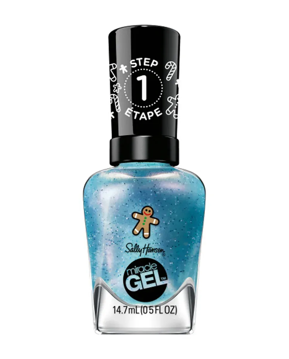 Лак для ногтей Miracle gel Коллекция Пряничное печенье Sally Hansen, 910 - Jack Frosted