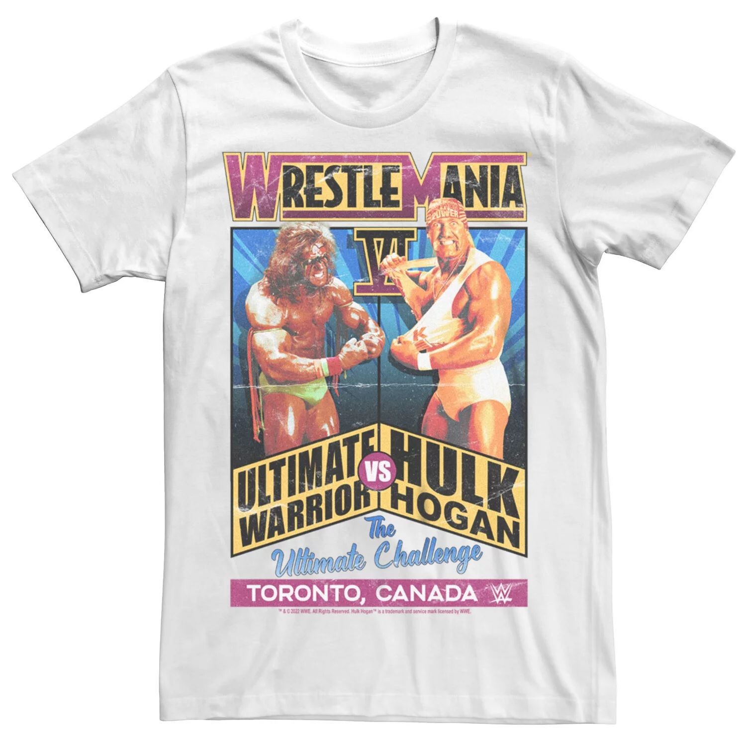

Футболка с рисунком Big & Tall WWE Ultimate Warrior VS Hulk Hogan Licensed Character