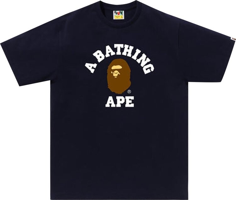 

Футболка BAPE College 'Navy', синий