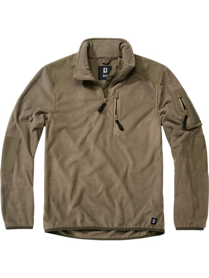 

Флисовая куртка Fleece Troyer Ripstop Brandit, зеленый