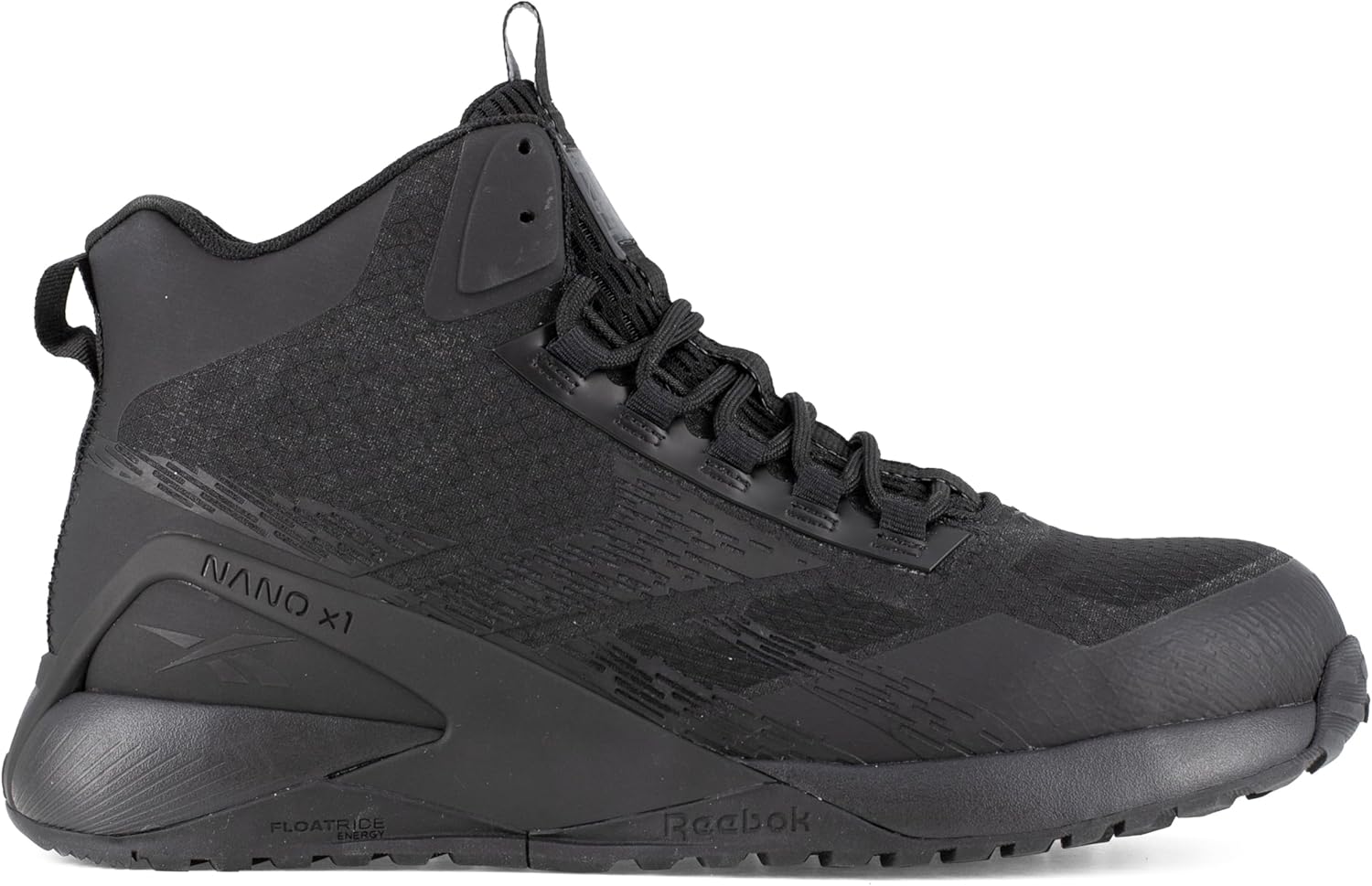 Мужские оксфорды Reebok Work Nano X1 Adventure Work Mid с композитным носком, черный — фото 2