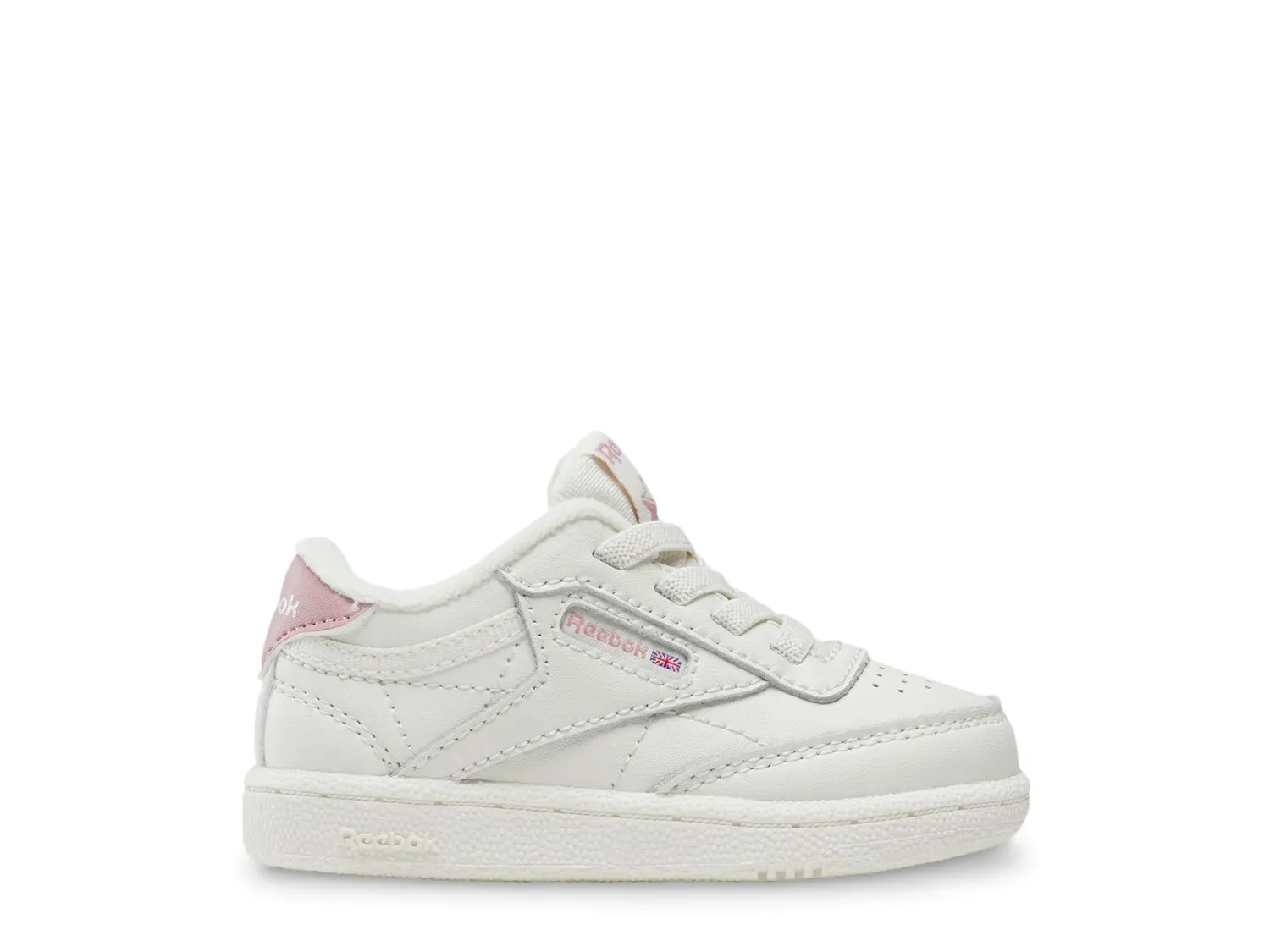 

Кроссовки Reebok Club C — детские, мелово-белые