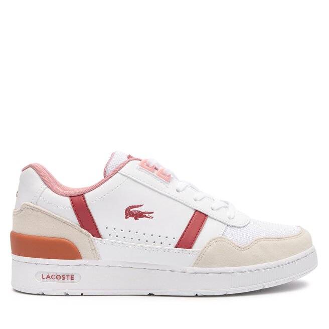 

Кроссовки Lacoste T-Clip 747SUJ0015 Wht/Pnk B53, белый