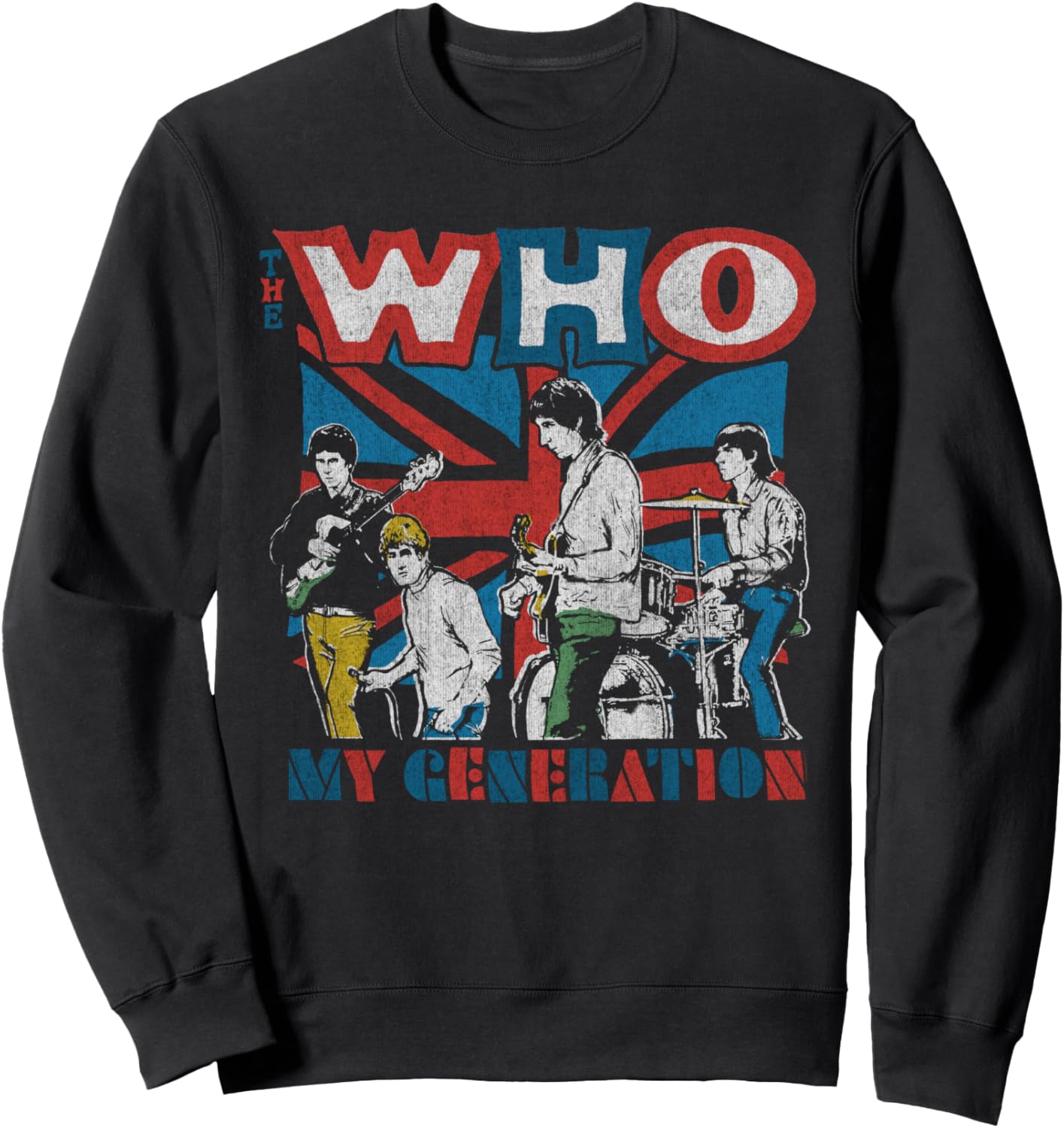 

Официальная винтажная толстовка The Who My Generation, черный