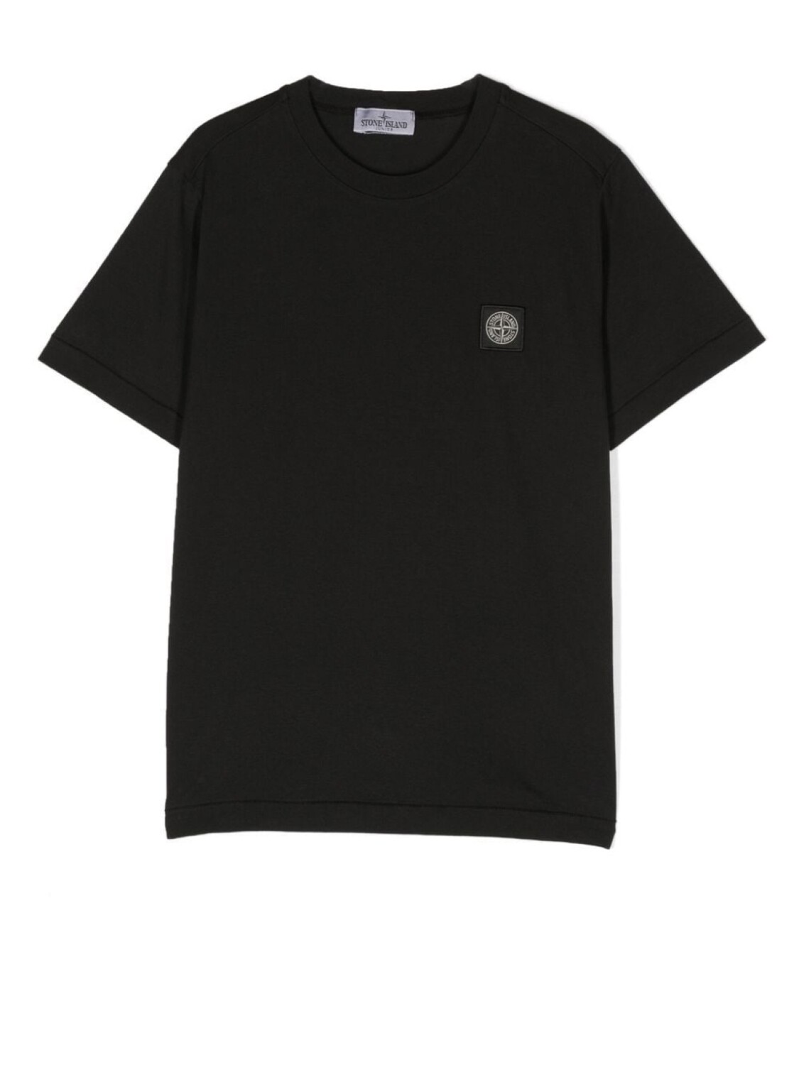 

Stone Island Junior футболка с нашивкой-логотипом, черный