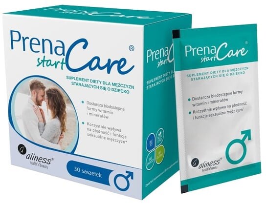 

Aliness, Prenacare Start для мужчин, 30 пакетиков MedicaLine