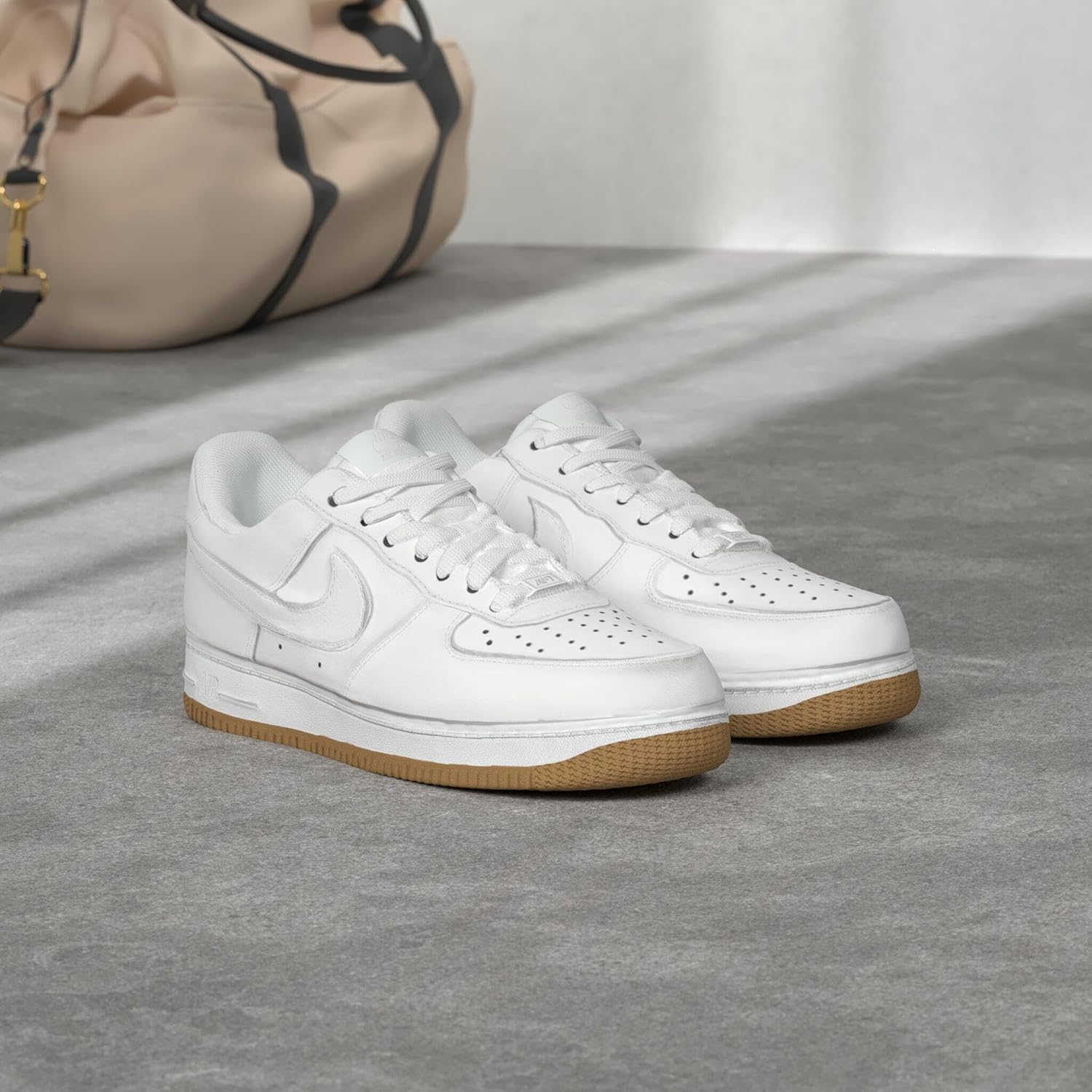 Кроссовки Nike Men's Air Force 1 '07 An20, светло-коричневый — фото 2