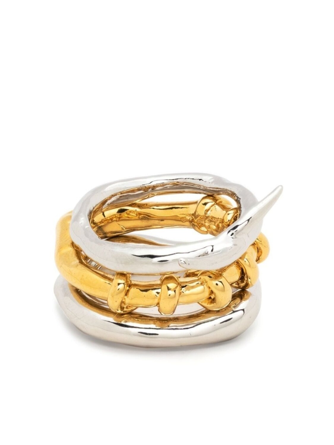 

Трехслойное кольцо Vann Jewelry, серебряный