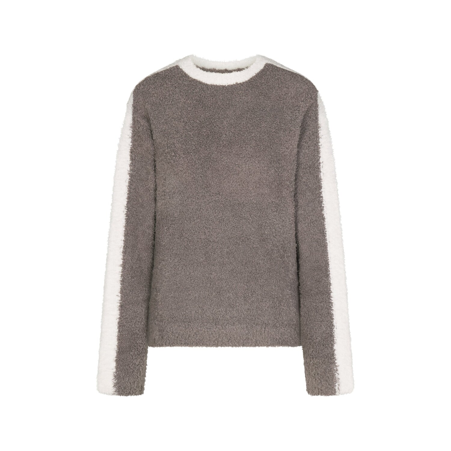 

Вязаный пуловер унисекс SKIMS, цвет grey chalk multi
