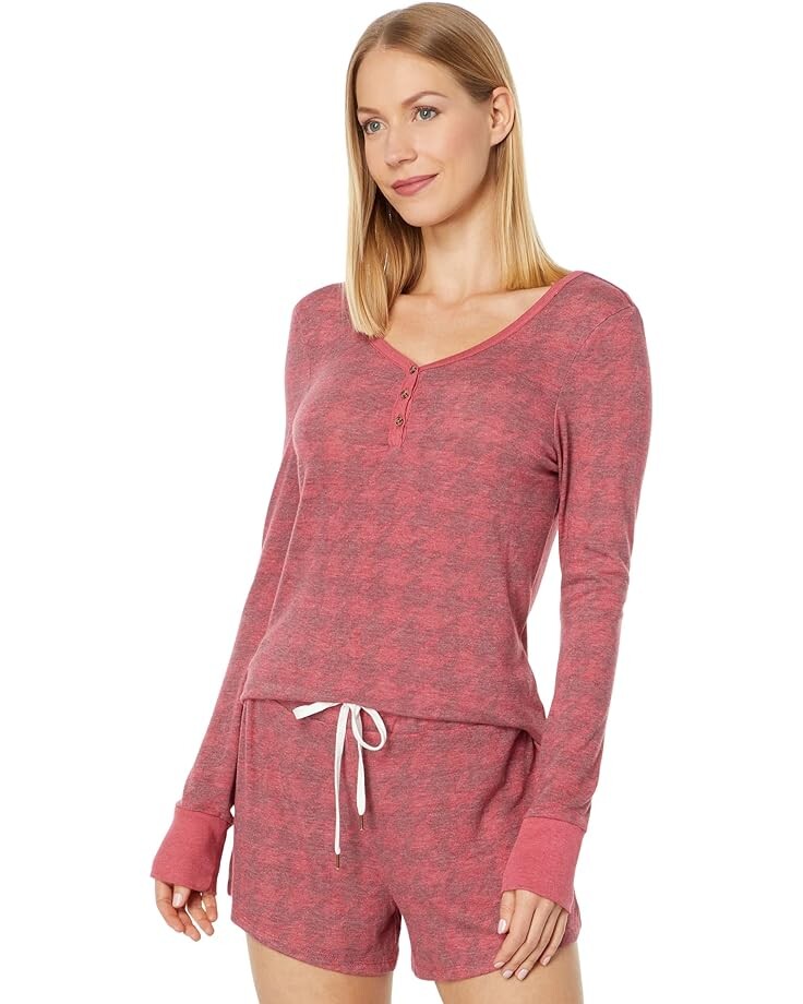 

Пижамный комплект Honeydew Intimates Star Seeker Brushed Jersey Short Set, цвет Garnet Houndstooth