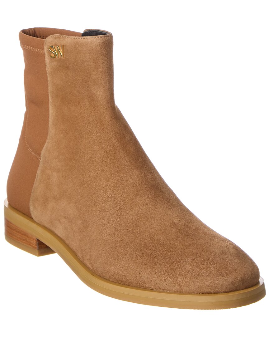 Ботильоны Stuart Weitzman Kye City Suede, коричневый